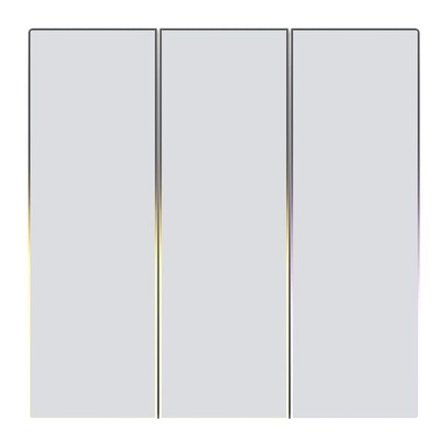 Touch ZigBee-ljusströmbrytare Avatto TS60-EU-W3 Triple TUYA (vit).