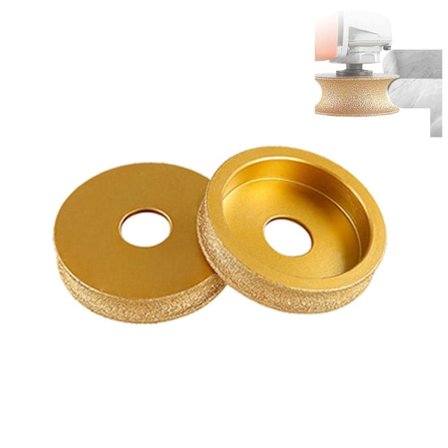 Diamantfräs för ytterkant, 75 mm Vakuumlödd Diam DXGHC