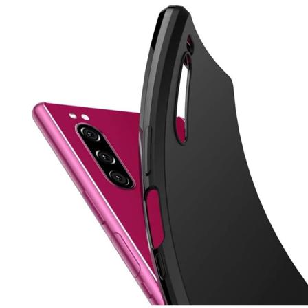Skal I Gummi, Sony Xperia 10 Iii (3) Matt Svart Svart
