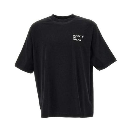 Marcelo Burlon, T-Shirts Zwart, Heren, Maat:M,Cotton