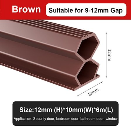 6M Dørgap tetningslist Vindutrekk utelukker