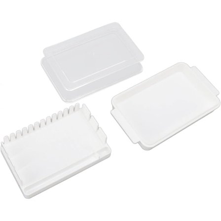 Smörskål med lock Smörförvarare Smörask PP Lätt hygienisk smörlåda Smörbehållare med lock för hemrestaurang