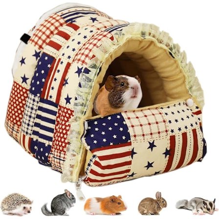 Talvipesä pienille eläimille, lämmin pesäpeti, liukumaton makuupussi, mukava peti pienille eläimille, pehmeä a