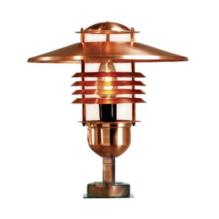 Westal Arnäs Fotlykt 380 x 356 mm Rå kobber, Belysning