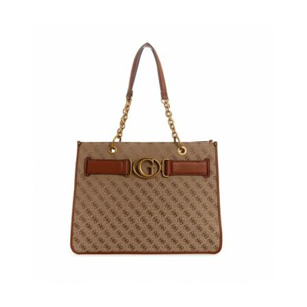 Guess Shoulder Tass , Bruin , Dames , Maat: ONE Size Schoudertassen