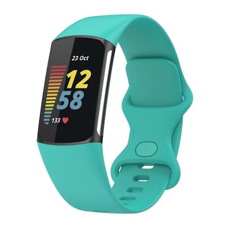 Kompatibel med Fitbit Charge 6 / 5 xDfind Silikone Urrem