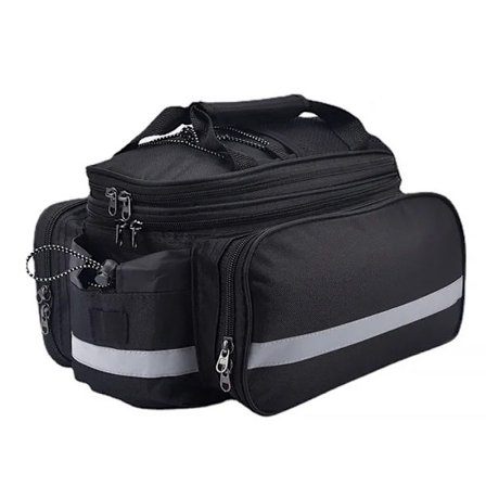 WOZWE Cykeltaske til Bagagebærer - Stor Kapacitet 27L - Regnslag Inkluderet