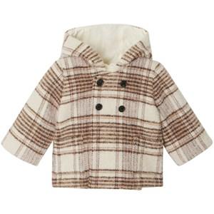 Bonpoint Misha Checked Coat Naturel 2 Years - Coats and jackets - 2 years - Beige - Junge