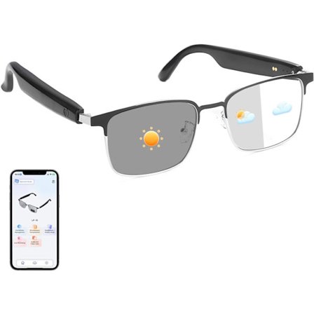 2025 Uusin malli AI-kääntäjä Älylasit, GPT:n tehostamat, Fotokromaattiset linssit, Reaaliaikainen käännös yli 160 kielellä, AI-kohinanvaimennus