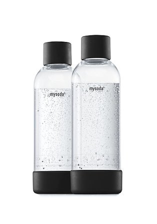 Mysoda Flaske Black 1L 2stk