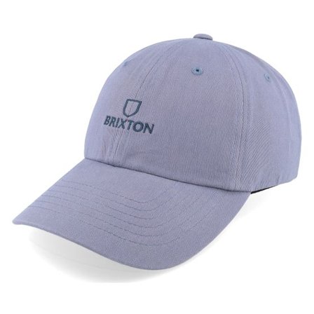 Brixton - Blå unconstructed Keps - Alpha Cap Pacific Blue Vintage Wash Dad Cap @ Hatstore