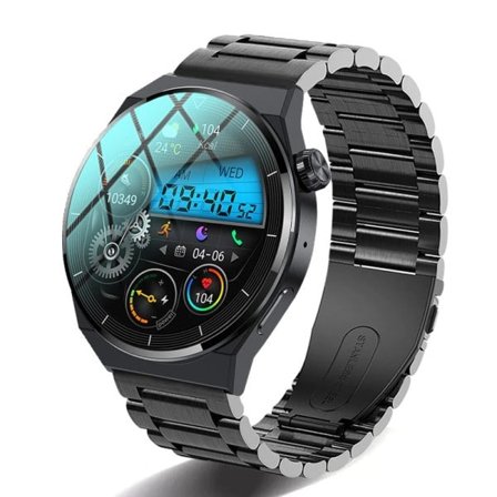Smart Watch Men GT3 Pro AMOLED 390*390 HD Skjerm Hjerte Bluetooth Call IP68 Vanntett SmartWatch