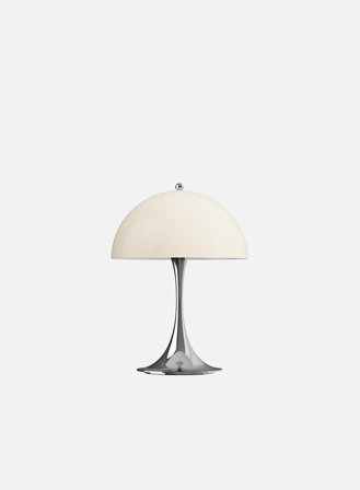 Panthella 250 oppladbar bordlampe opal - chrome beige