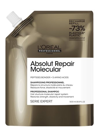 L'Oréal Professionnel L'oréal Professionnel Absolut Repair Molecular Shampoo Refill 500Ml - Nude - 500 ML