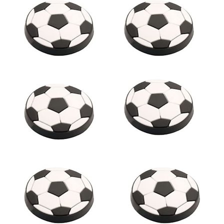 Sæt af 6 Bløde Gummi Knapper i Tegneserieform til Børn Piger Drenge Skuffe Skab Træk til Børneværelse