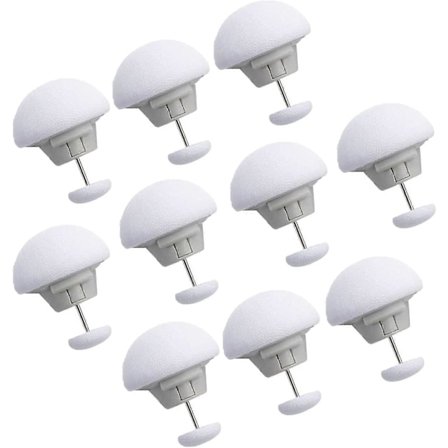 10 stk Dynebetræk Holdere, Anti-Skrid Sikringspinde, En Nøgle Til At Låse Op For Dynebetræk Fastgørelsespinde Til Dyne Tæppe Puder Gardiner