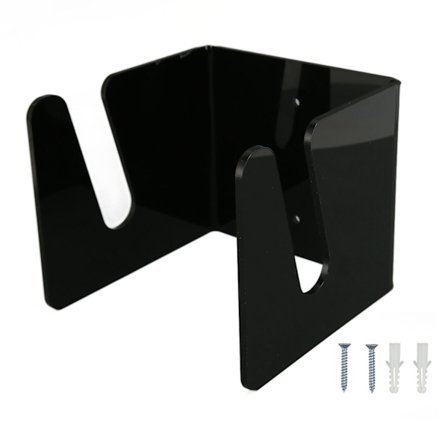 Skateboard Väggfäste Akryl Displayhållare Inomhus Svart