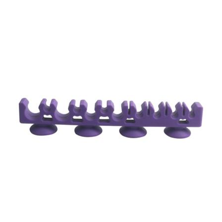 Sminkborsthållare Borstställ LILA purple