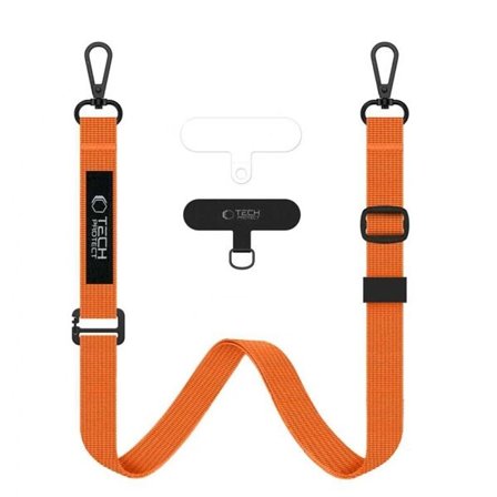 Tech-Protect C6S Rope Crossbody Leash - oranssi