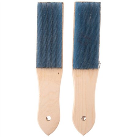 Stålbørste for rengjøring av metallspisser, 21 cm lang, 2 stk.