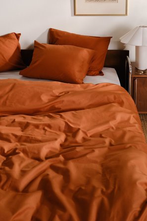 Jotex - Dynetrekksett Dobbeltseng Økologisk Kolabrun - ZACK - Kjøp Dobbeltseng hos Jotex