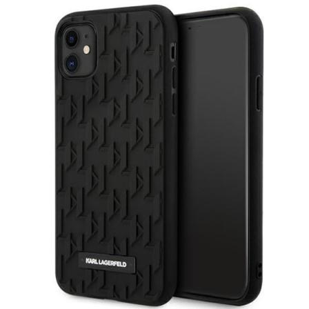 Karl Lagerfeld iPhone 11/XR Mobilskal 3D Monogram - Svart