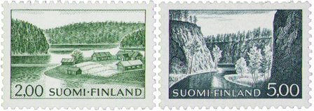 Finland 1974 - MICHEL 587y-588y - Postfrisk