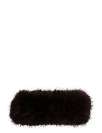 Weekday Soft Faux Fur Headband - Brown - ONE SIZE