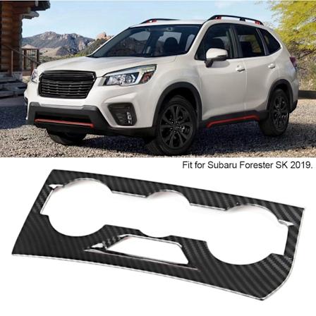 Dekorativt deksel for bilens klimaanlegg i karbonfiber, passer for Subaru Forester SK