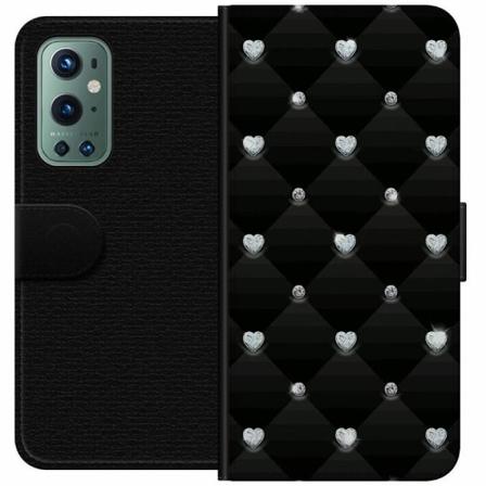 Oneplus 9 Pro Plånboksfodral Bling Heart