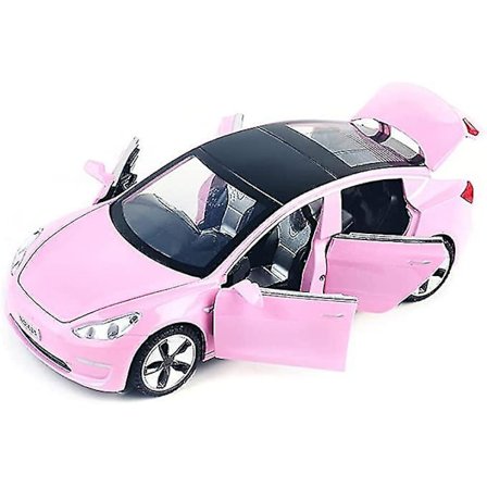 1:32 Skala Bilmodell X90 Tesla Legering 1/32 Støpt Modellbil W/lyd & Lys Tilbake Modellbil Leker Mini Kjøretøy Leker For Barn Gave Tesla 