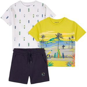 Mayoral 3-piece Lemon Graphic T-shirt Set - Clothing sets - 6 years - Yellow