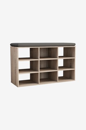 VCM - Vcm Skobänk Hinsol Xs 9 fack - Beige - Skoskåp - Från Homeroom