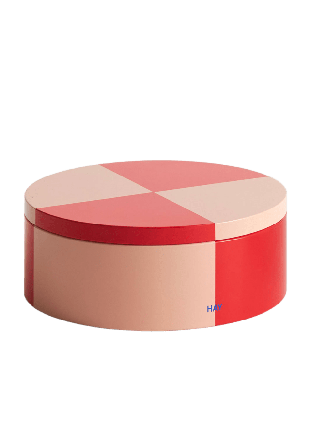 HAY Tin Container Köksredskap Röd Ø19,8 x H7,3