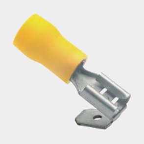 Tuleja złącza płaskiego z odgałęzieniem Skyllermarks, pasuje do przewodu 4 - 6 mm², 25-pack, żółta - Jachtowa