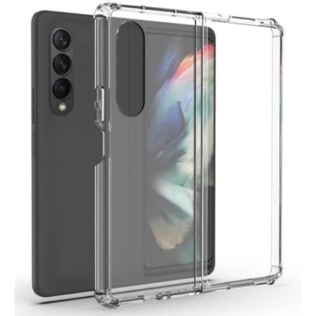 Coque - Phonillico - Samsung Z FOLD 4 - Iskunkestävä - Pehmeä Silikoni - Läpinäkyvä