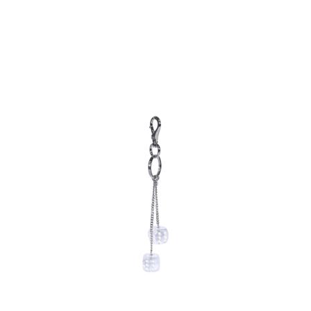 MM6 Maison Margiela MM6 Maison Margiela Keychains White Hvid, Dame Nøgleringe, Størrelse: ONE Size