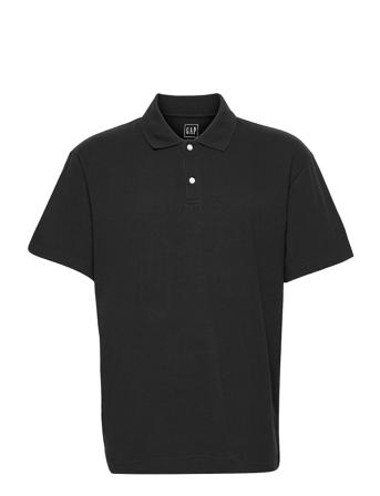 100% Organic Cotton Polo Shirt Polos Short-sleeved Sort GAP