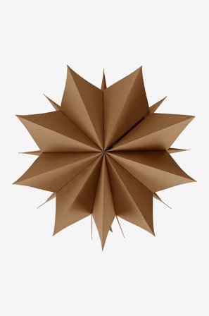 Jotex - POLARIS julestjerne ø 58 cm Brun - Kjøp Julestjerner hos Jotex