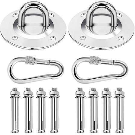 Tak Krok. Hengekøyekroker Hengekøyeopphengsett Rustfritt Stål Kraftig