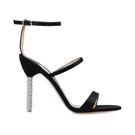 Sophia Webster, ‘Rosalind’ sandals with decorative heel Zwart, Dames, Maat:37 EU