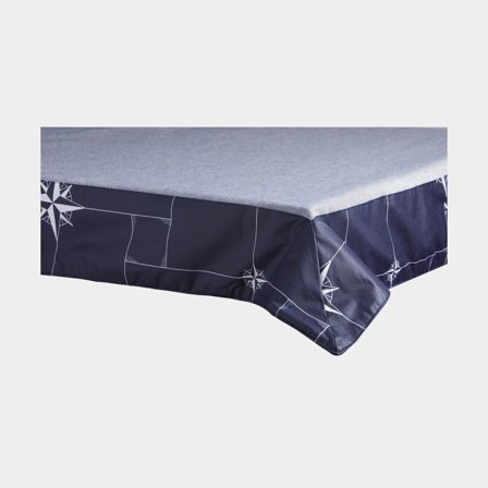 Tafelkleed in textiel Marine Business Northwind Blue, blauw, 130 x 150 cm