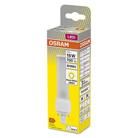 OSRAM LED Dulux D 18 7W 830 G24D-2