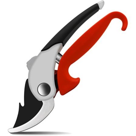 Trädgårdssax, Hajhandtag Design Professionell Trädgårdssax SK5 Blad Trimmer med Svamphandtag och Säkerhetsskydd Ergonomiska Handtag