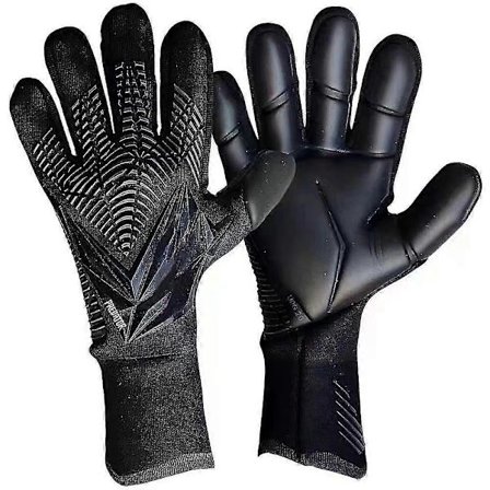 Profesjonelle silikonhansker voksne barn keeperhansker fotball db Black—max