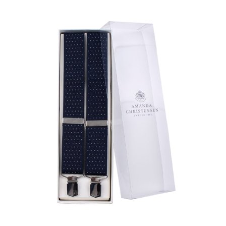 Amanda Christensen Braces Micro dot Accessoarer Herr Blå ONESIZE