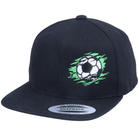 Forza - Svart snapback Keps - Kids Ripped Football Black Snapback @ Hatstore