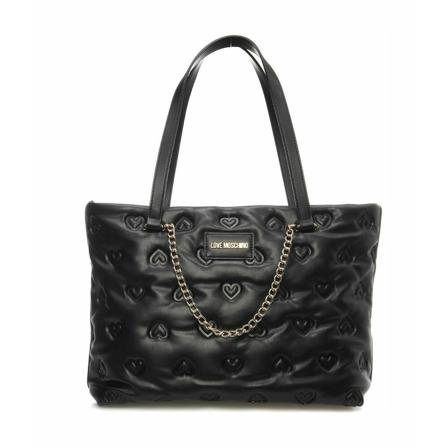 Moschino, Handbag Jc 4036Pp 1Fld 0 22 Zwart, Dames, Maat:ONE Size