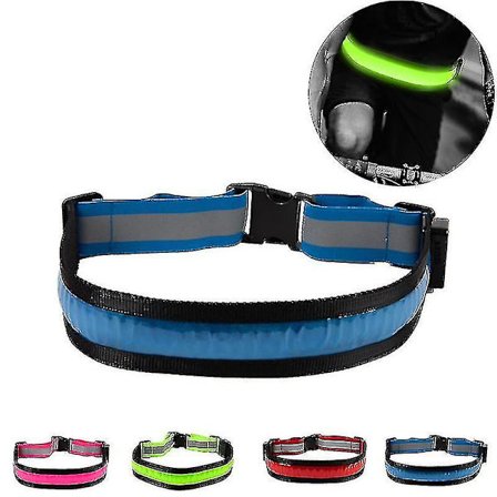 Udendørs LED Reflekterende Bælte Oplyst Talje USB Lysende Bælte Sikkerhed Ny