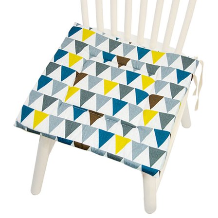 Tryckt fyrkantig sittdyna i polyesterlinne, tjock sittdyna, cirkulär dyna för burspråk, hushållsdyna i japansk stil för stussen